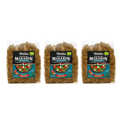 Zestaw: 3x MAKARON (SEMOLINOWY RAZOWY) FUSILLI BIO 500 g - VITALIANA