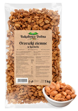 Bakaliowa Dolina Orzeszki ziemne w karmelu 1kg