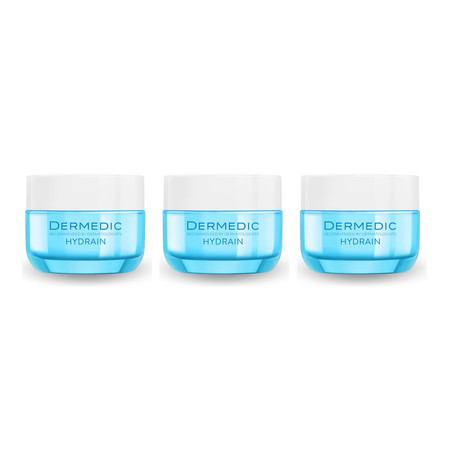 Zestaw: 3x Dermedic HYDRAIN krem-żel ultranawilżający 50 ml