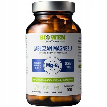 Biowen Zestaw dla TATY Hepa Strong Complex+ (90 kaps.) +Cardiovita Complex+ (90 kaps.) +Jabłczan Magnezu (100 kaps.)