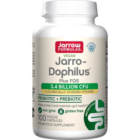 Jarrow Formulas Jarro-Dophilus® + FOS Probiotyk i Prebiotyk na wsparcie jelit i odporność 100 kaps.