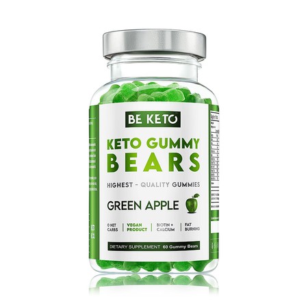 Keto Żelki z Biotyną Zielone Jabłko