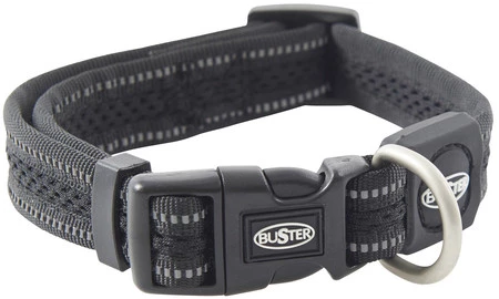 BUSTER REFLECTIVE MESH Obroża Czarna Roz.S