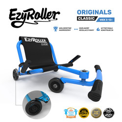 EzyRoller Classic Pojazd gokart napędzany nogami klasyczny 3-12 lat Blue