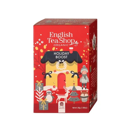 English Tea Shop, BIO Herbata Holiday Boost, możliwość wpisania dedykacji, 20 saszetek