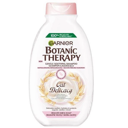 Botanic Therapy Oat Delicacy szampon łagodzący do delikatnych włosów i skóry głowy 400ml