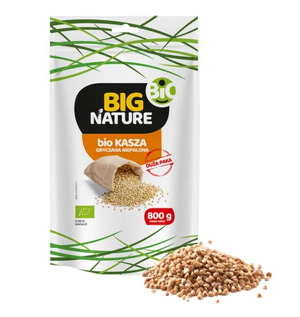 Big Nature Bio Kasza Gryczana niepalona 800 g