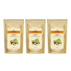 Zestaw: 3x Sattva Giloy w proszku 100g