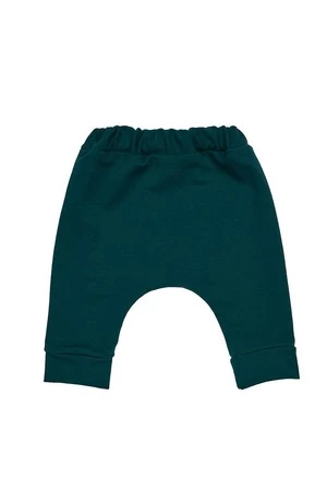 BABY 01306 Spodnie Baggy chłopięce butelkowa zieleń 80/86
