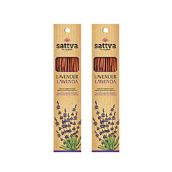 Zestaw: 2x Sattva Naturalne Kadzidła Lawenda Incense 30G