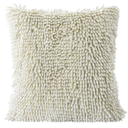 POSZEWKA SHAGGY 2 40 X 40 CM KREMOWY
