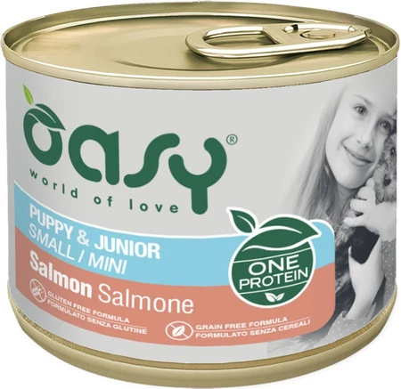 OASY Dog OAP Puppy Junior Small / Mini Salmon Łosoś 200g