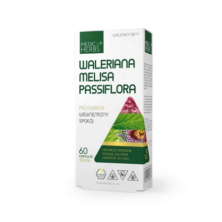 Medica Herbs Waleriana Melisa Passiflora 60 k