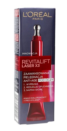 Loreal REVITALIFT LASER X3 Krem po oczy Anti-Age 15ml