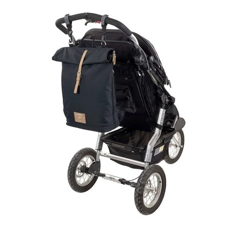 Lassig Green Label Plecak dla mam z akcesoriami Rolltop Backpack night blue