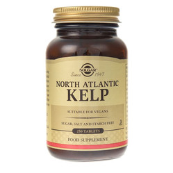 SOLGAR North Atlantic Kelp - Północnoatlantycki Kelp Jod 200 mcg 250 tabl.