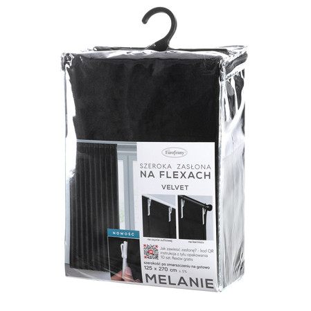 Zasłona ZAS/MELANIE/CZAR 80X270 FLEX