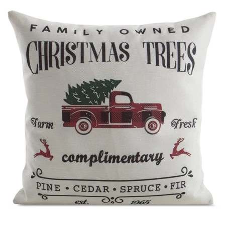 Poszewka świąteczna 45x45 cm – z nadrukiem samochodu