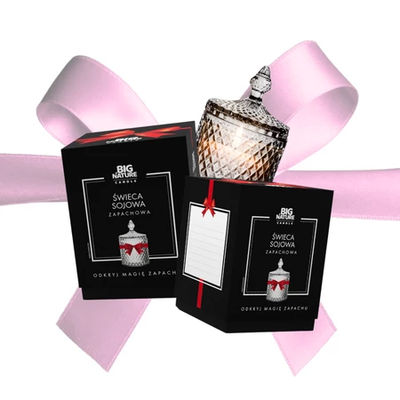 Świeca sojowa zap. insp. MADEMOISELLE 485g PREZENT