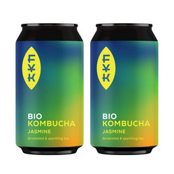Zestaw: 2x KOMBUCHA HERBATA ZIELONA JAŚMINOWA BEZGLUTENOWA BIO 330 ml - FOREVER YOUNG KOMBUCHA