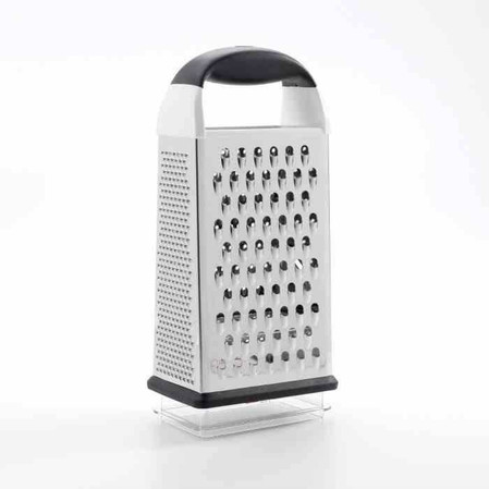 OXO-Tarka z pojemnikiem stalowo-czarna, Good Grips