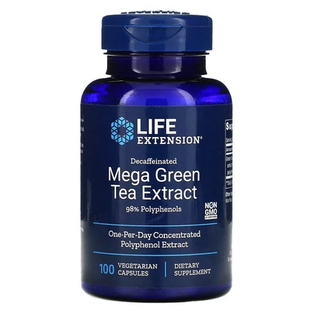 Life Extension Mega Green Tea Extract - Zielona Herbata ekstrakt 725 mg - 100 kaps.