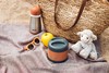 Beaba Pojemnik - termos obiadowy ze stali nierdzewnej z hermetycznym zamknięciem duży 500 ml Mineral grey/Terracotta
