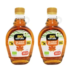 Zestaw 2x Big Nature Syrop Klonowy BIO 250 ml