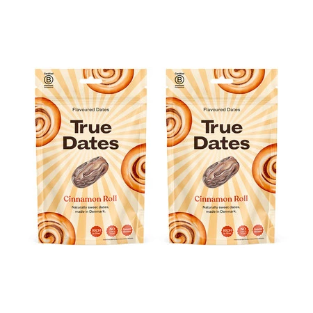 Zestaw 2x True Dates Cinnamon Roll 100g