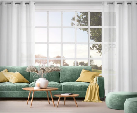 FIRANA GOTOWA MARGO 140 X 250 CM BIAŁY