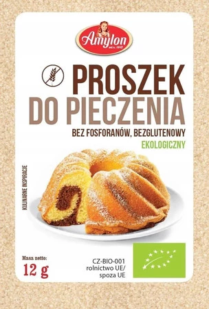 Amylon − Proszek do pieczenia bezglutenowy BIO − 200 g