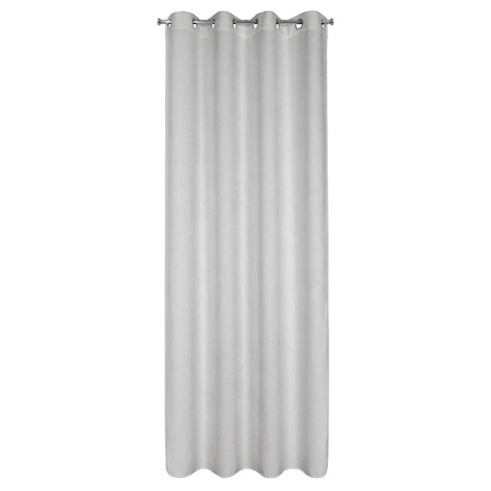 ZASŁONA GOTOWA ALETA 135 X 250 CM SREBRNY