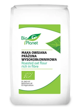 MĄKA OWSIANA PRAŻONA WYSOKOBŁONNIKOWA BIO 300 g - BIO PLANET