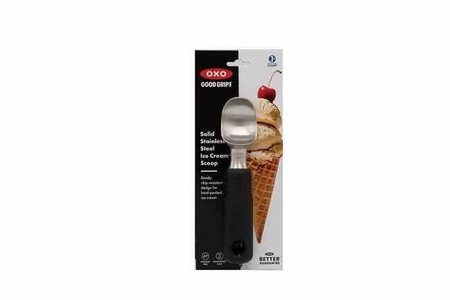 OXO-Łyżka stalowa do lodów czarna, Good Grips