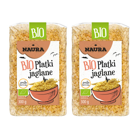 Zestaw 2x Płatki jaglane BIO 300 g