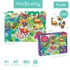 Mudpuppy Puzzle sensoryczne z elementami zapachowymi Pizzasaurus 60 elementów 4+