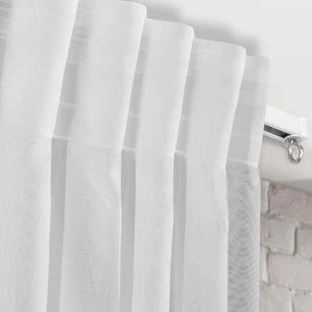 FIRANA GOTOWA SIMONE NA TAŚMIE 300 X 170 CM BIAŁY