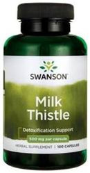 Swanson Milk Thistle Ostropest plamisty 500mg - 100 kaps.