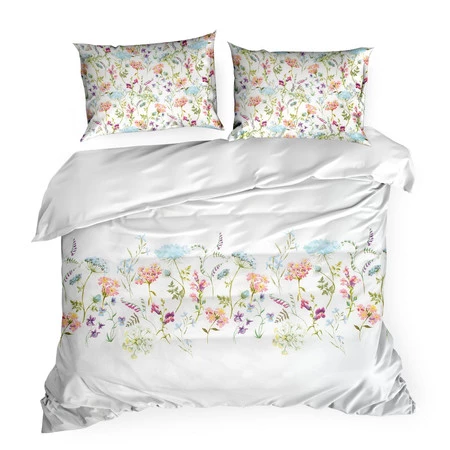 Komplet pościeli satynowej Spring 24, 220 x 200 cm, Biały