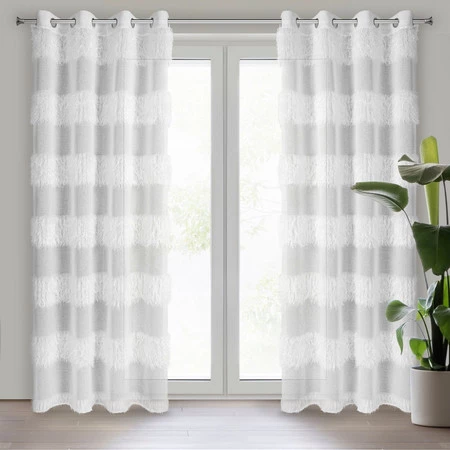 FIRANA GOTOWA MARGARET 140 X 250 CM BIAŁY