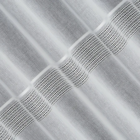 FIRANA GOTOWA INES NA TAŚMIE 140 X 270 CM BIAŁY