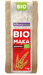 MĄKA PSZENNA CHLEBOWA TYP 750 BIO 1 kg - NATURAVENA KRÓTKA DATA 2026-08-25