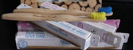 Humble Brush, Bambusowa szczoteczka do zębów, Soft, różowa