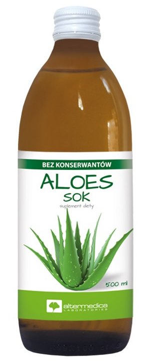 Aloes 100% sok 500ml ALTER MEDICA - Nabea.pl