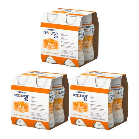 Zestaw 3x RESOURCE 2.0 smak morela 4 x 200ml