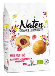 NATEN MINI MUFFINKI Z MALINĄ BEZ GLUTENU BIO 200g