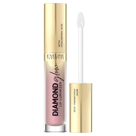 Eveline Diamond Glow Lip Luminizer Błyszczyk do ust z kwasem hialuronowym nr 08  4.5ml