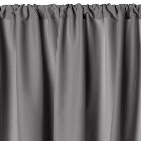 ZASŁONA GOTOWA GARDEN NA TAŚMIE 155 X 200 CM STALOWY