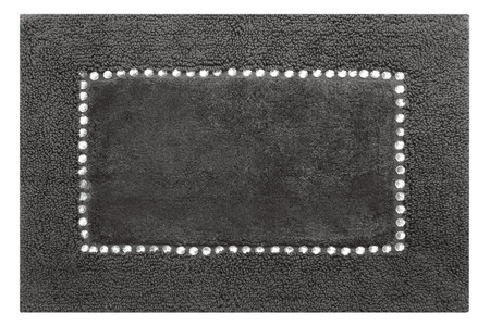 DYWANIK ŁAZIENKOWY CHIC 50 X 70 CM STALOWY