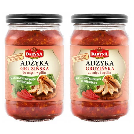Zestaw 2x Daryna − Adżyka gruzińska do mięs i wędlin  212 g
